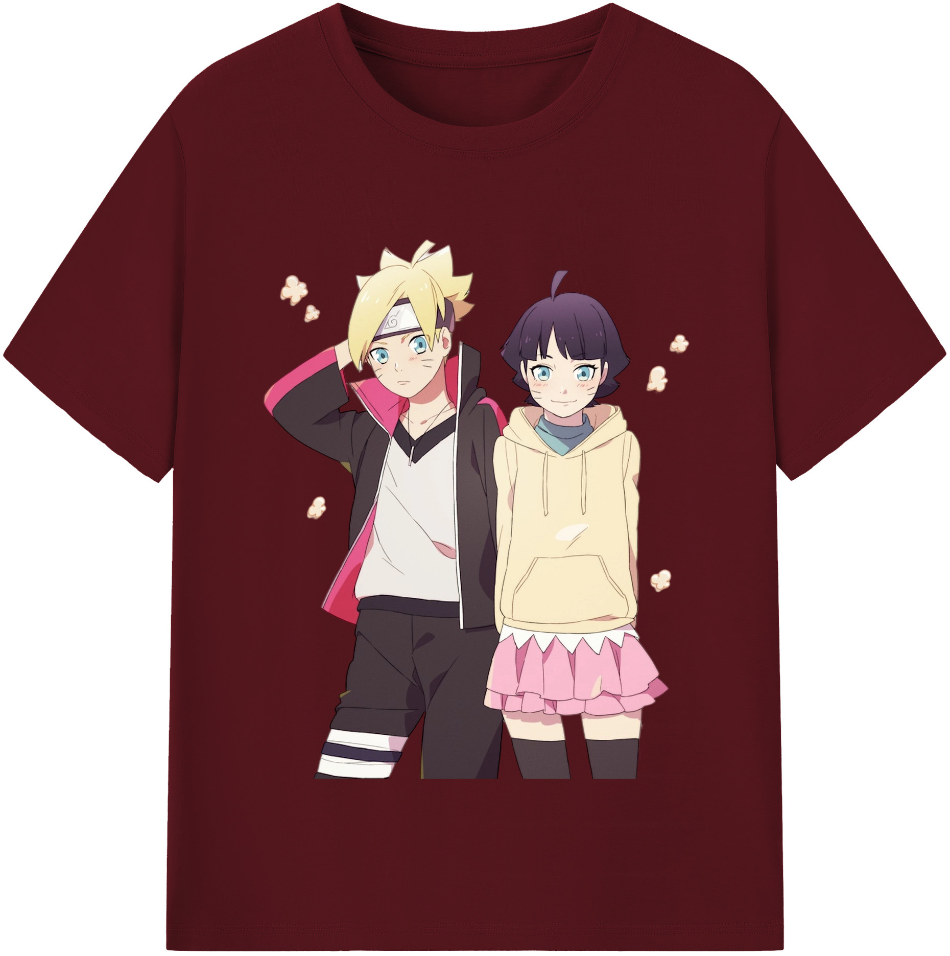 （画像用） NARUTO -ナルト- うずまき ボルト Uzumaki Boruto 綿100％半袖Tシャツ（フロントプリント）